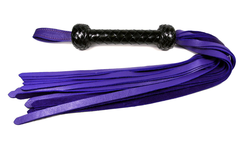  Purple and Black Leather Flogger : Health & Household