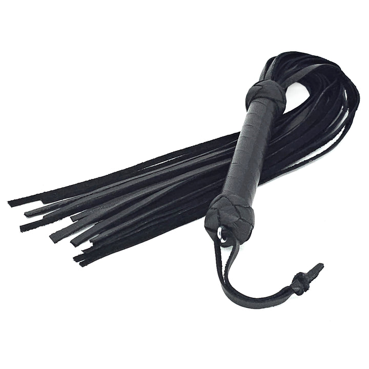 Mini Flogger<br>Black Leather Tails