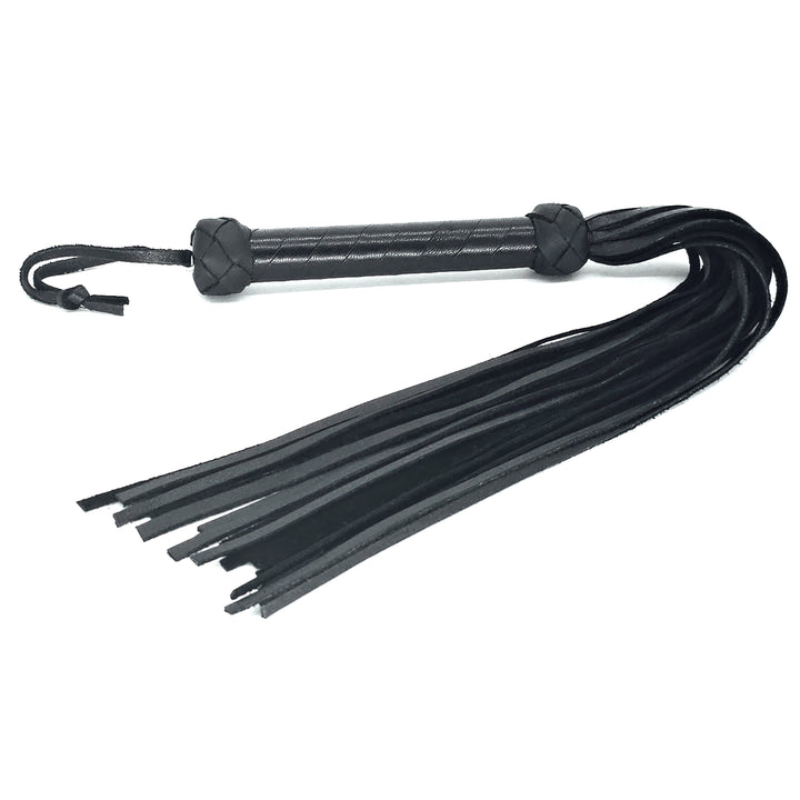 Mini Flogger<br>Black Leather Tails