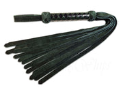 Classic Flogger - Dark Green Suede