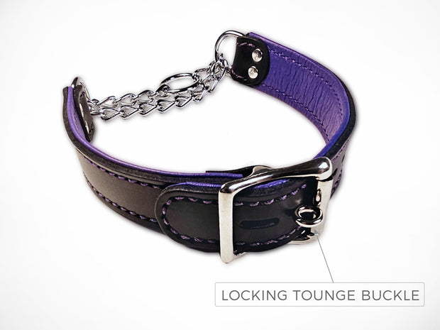 Leather Martingale Collar