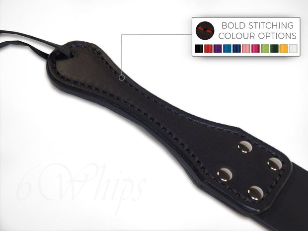 Leather Handle for Rubber Spanking Toy