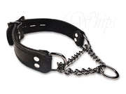 Leather Martingale Collar