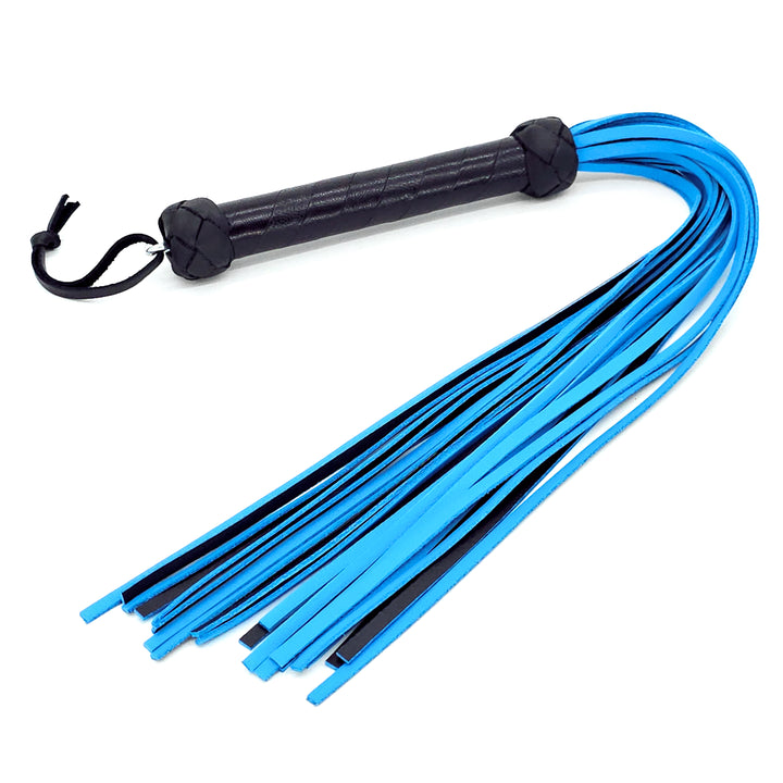Mini Flogger<br>Black & Blue Tails