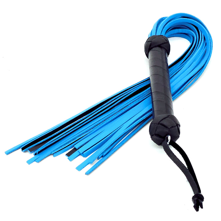 Mini Flogger<br>Black & Blue Tails