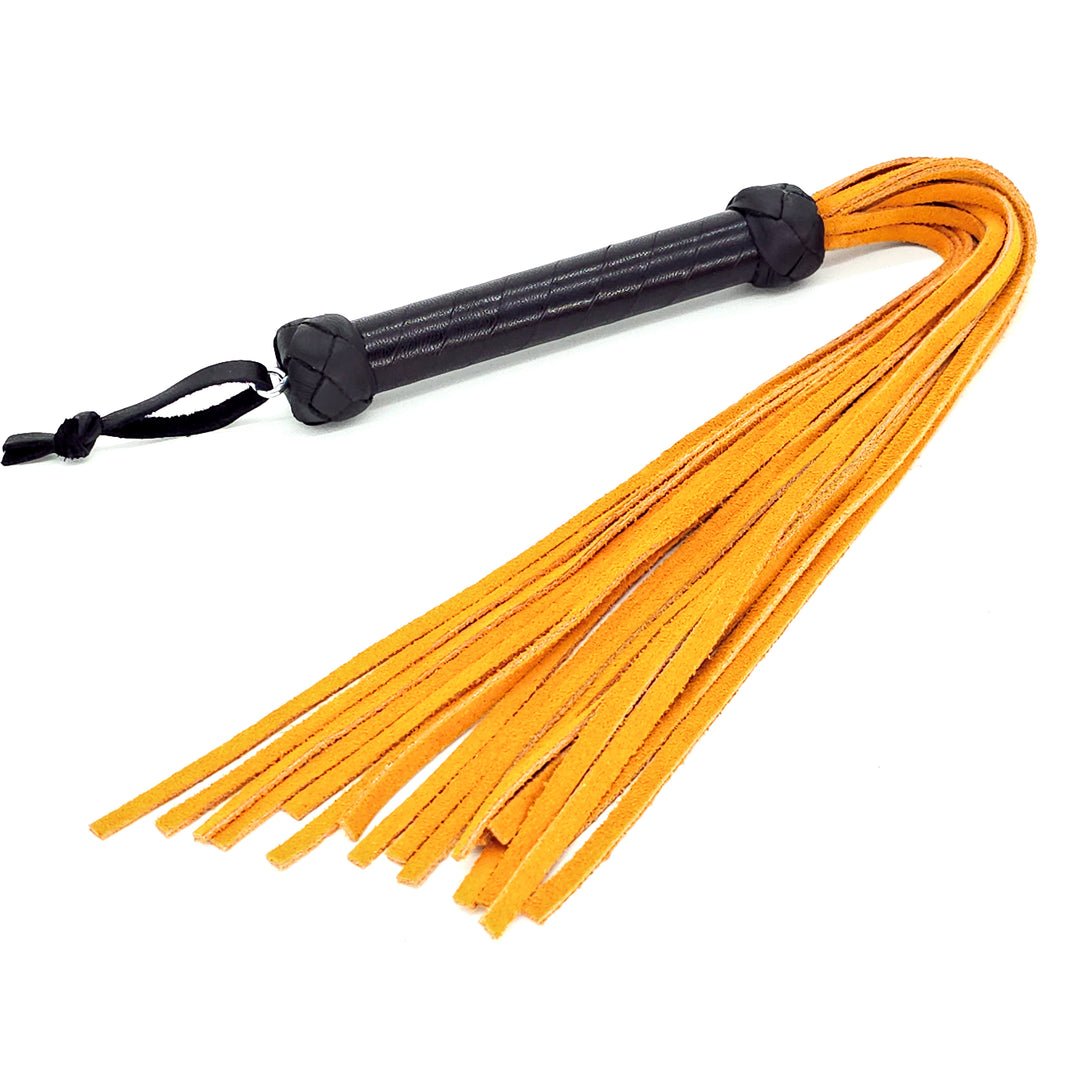 Mini Flogger<br>Orange Suede Tails