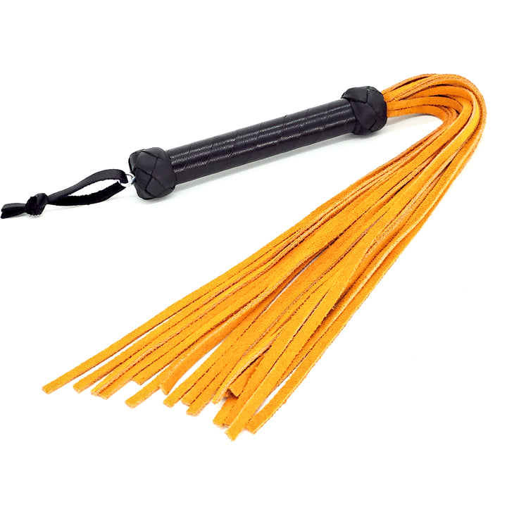 Mini Flogger<br>Orange Suede Tails
