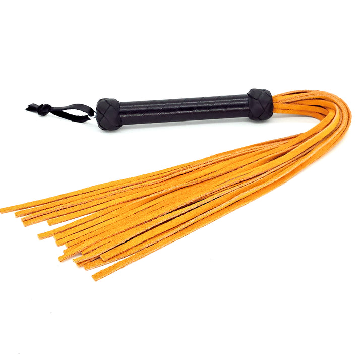 Mini Flogger<br>Orange Suede Tails