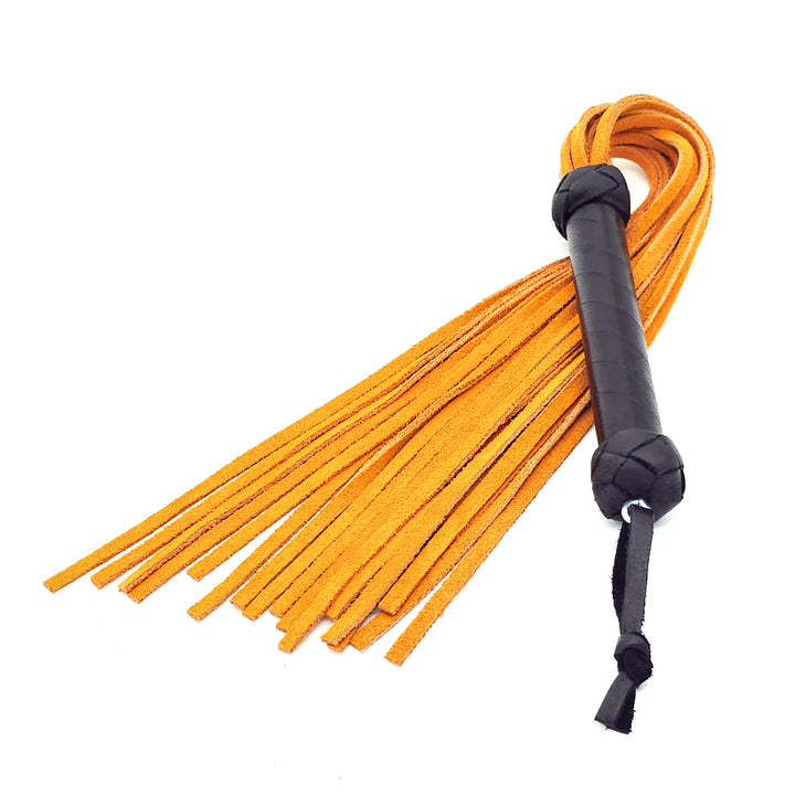Mini Flogger<br>Orange Suede Tails