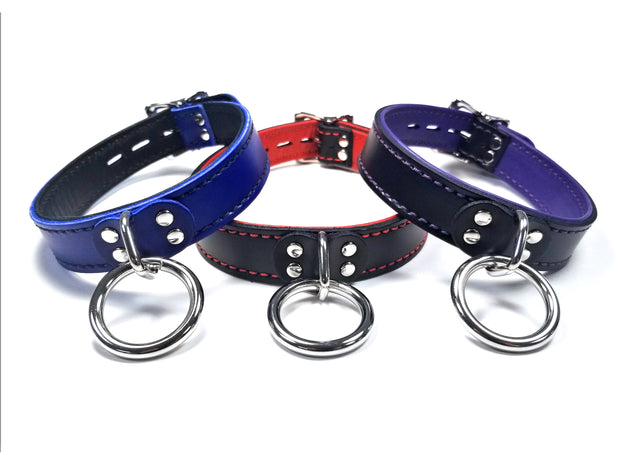 Leather Fashion Collar in Assorted Colors