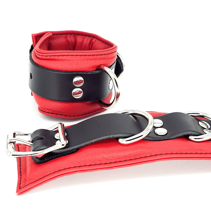Padded Cuffs - Red