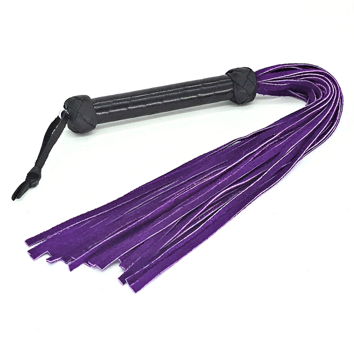 Mini Flogger<br>Purple Suede Tails