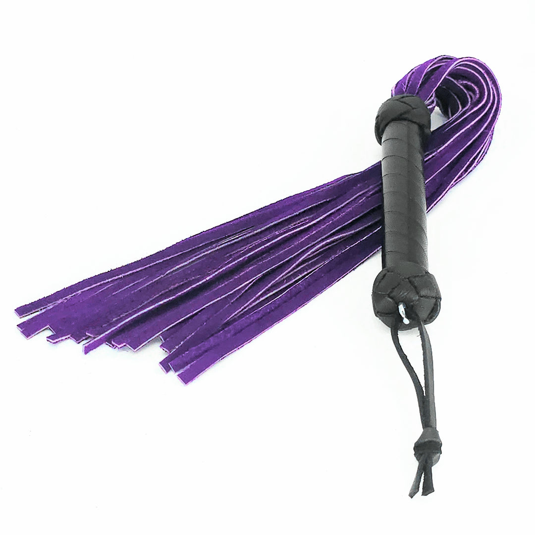 Mini Flogger<br>Purple Suede Tails