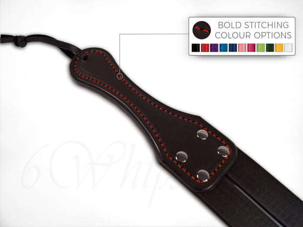 Leather Handle Stitching for Leather Paddle and Rubber Tawse Ends