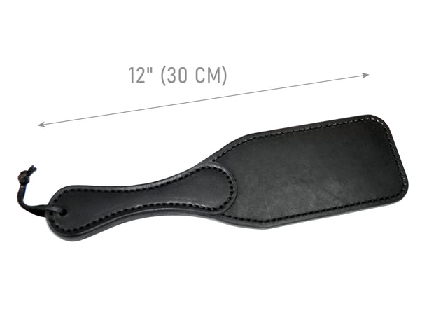 Custom Black Leather Paddle 